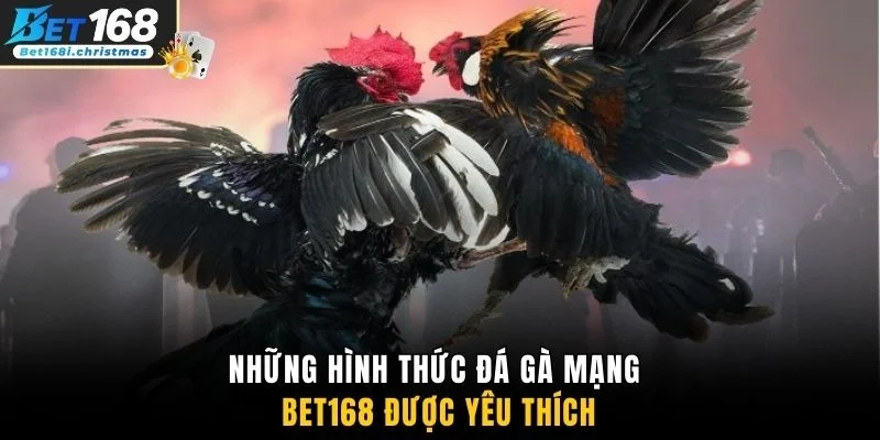 Những hình thức đá gà mạng BET168 được yêu thích